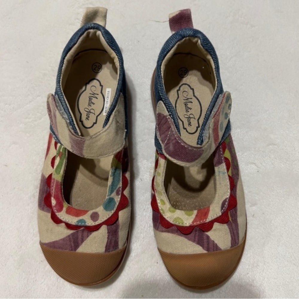 MADIE JANE MARY JANE Girls Denim Sandals Shoes  29